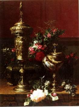 unknow artist Floral, beautiful classical still life of flowers.056 France oil painting art